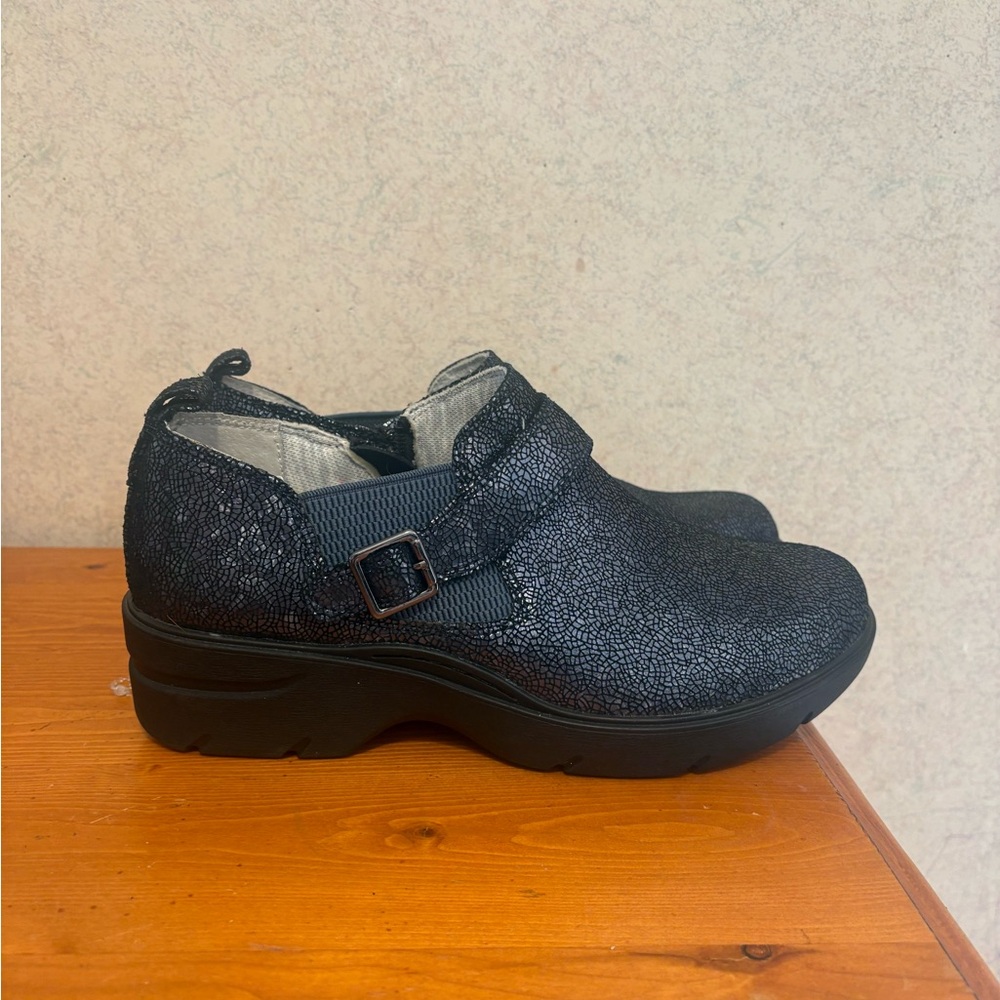Nurse Mates Align Arya slip-resistant monk strap  Blue clog Women’s Size 9 - Picture 3 of 10